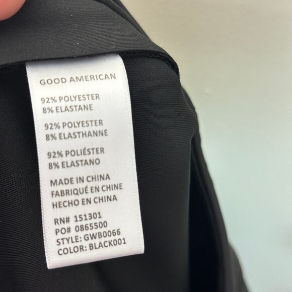 GOOD AMERICAN Scuba Flare Pants Black Sz 5 / 2X {3X34} - Picture 7 of 7